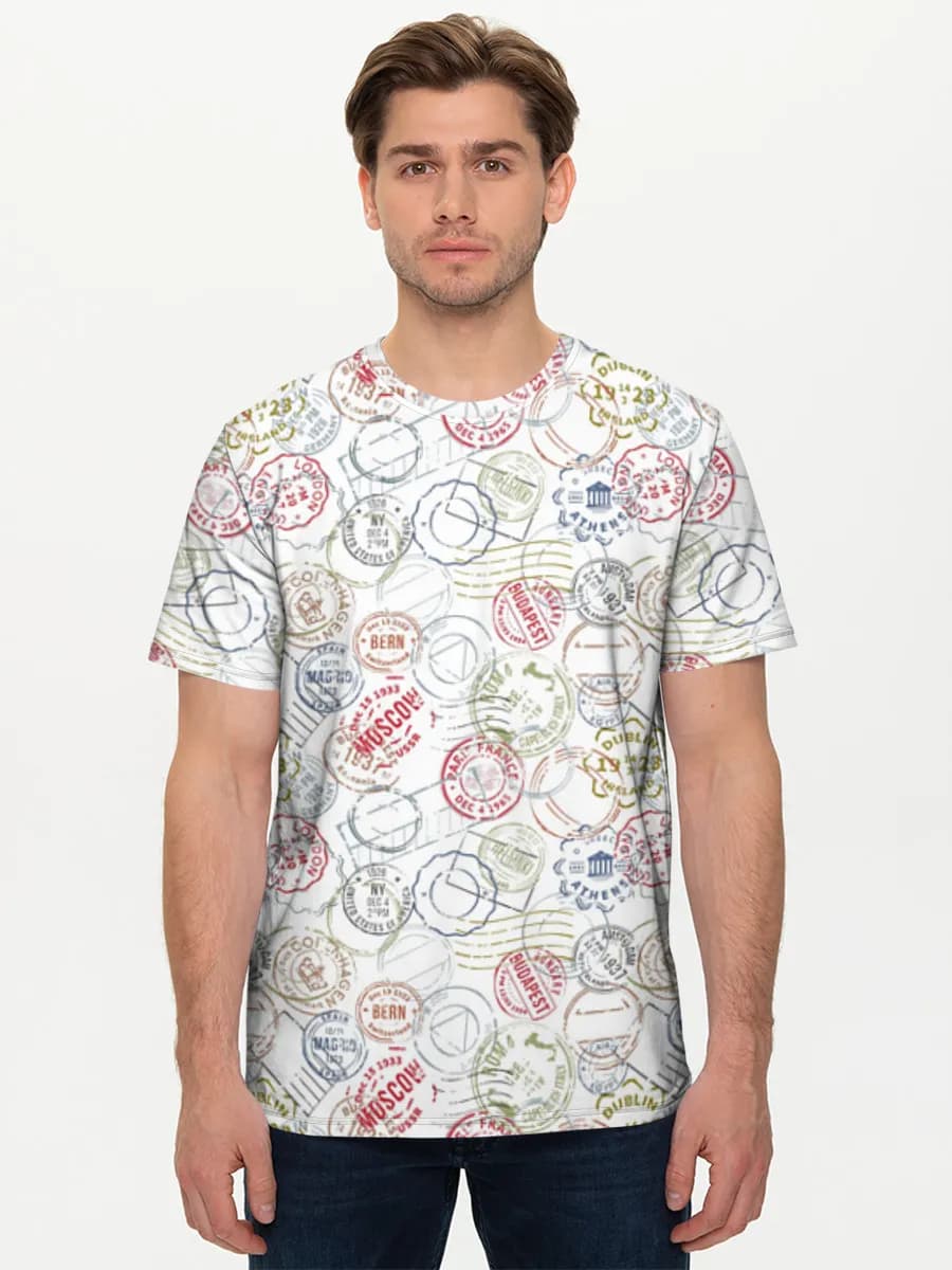 Men's basic cotton T-shirt