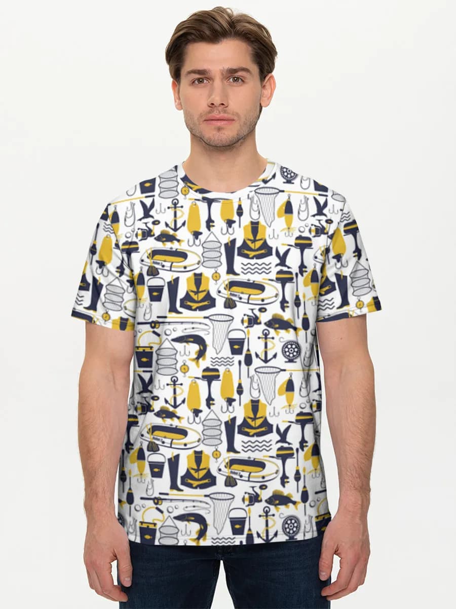 Men's basic cotton T-shirt