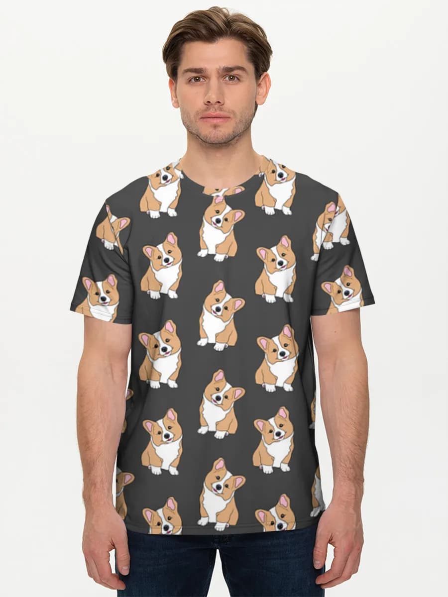 Men's basic cotton T-shirt