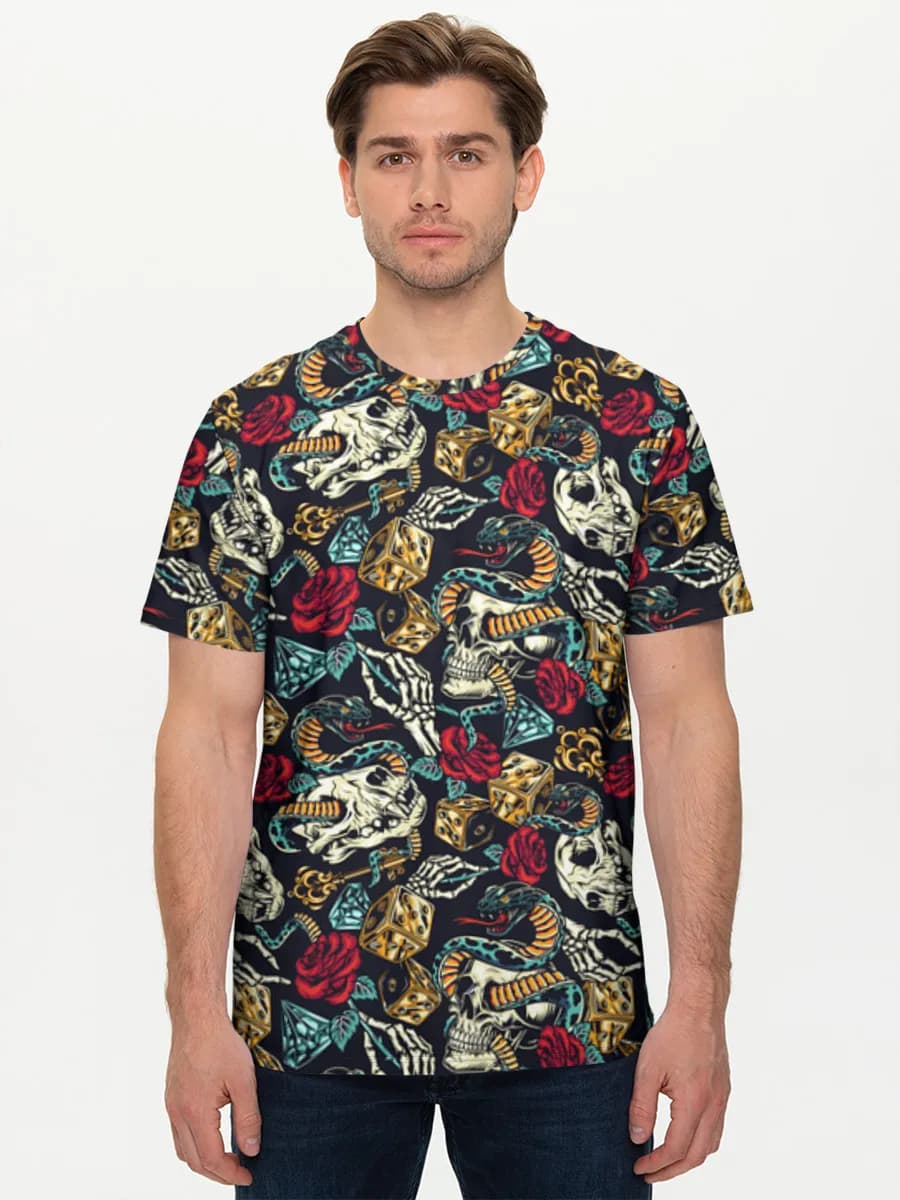 Men's basic cotton T-shirt