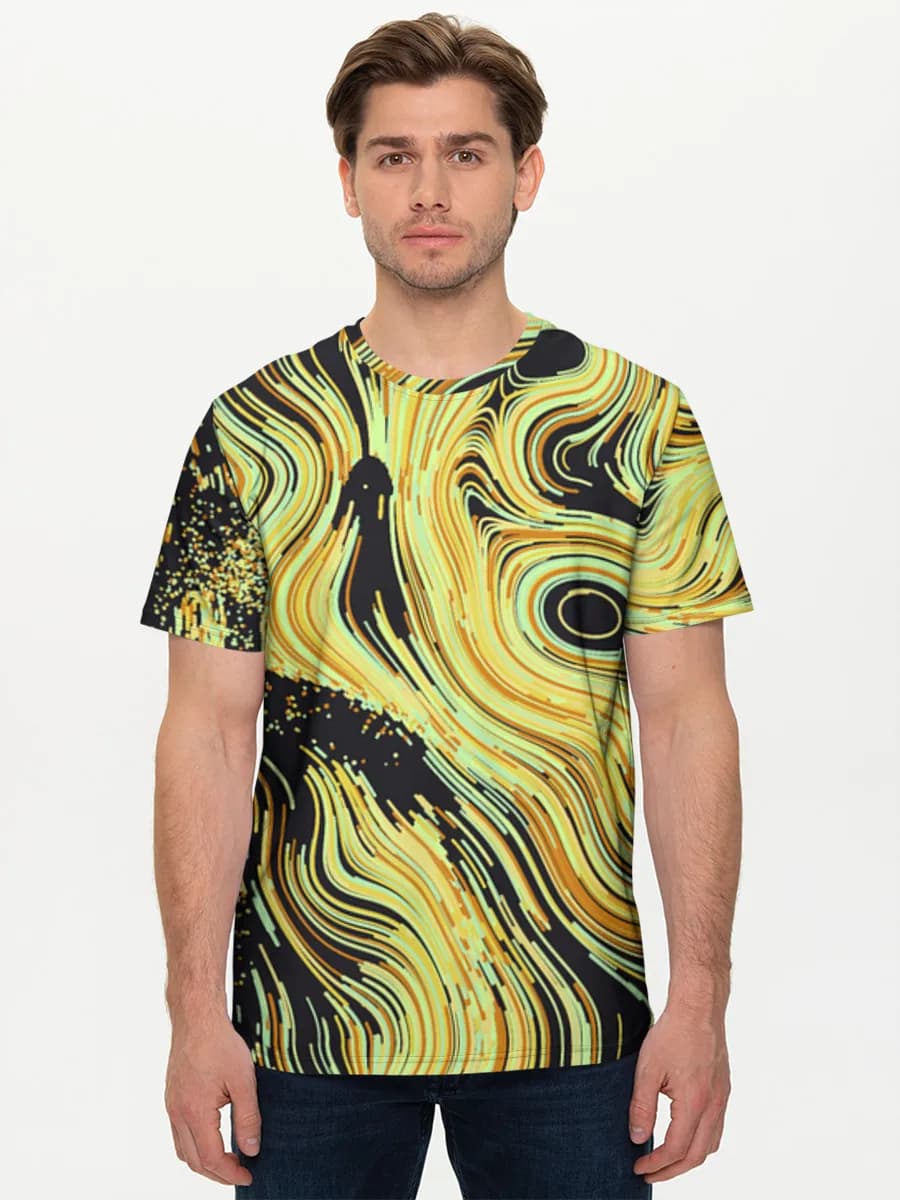 Men's basic cotton T-shirt