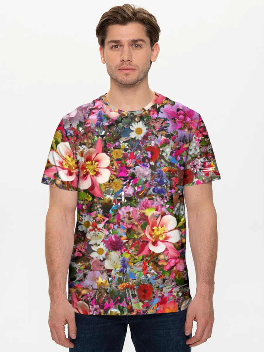 Men's basic cotton T-shirt