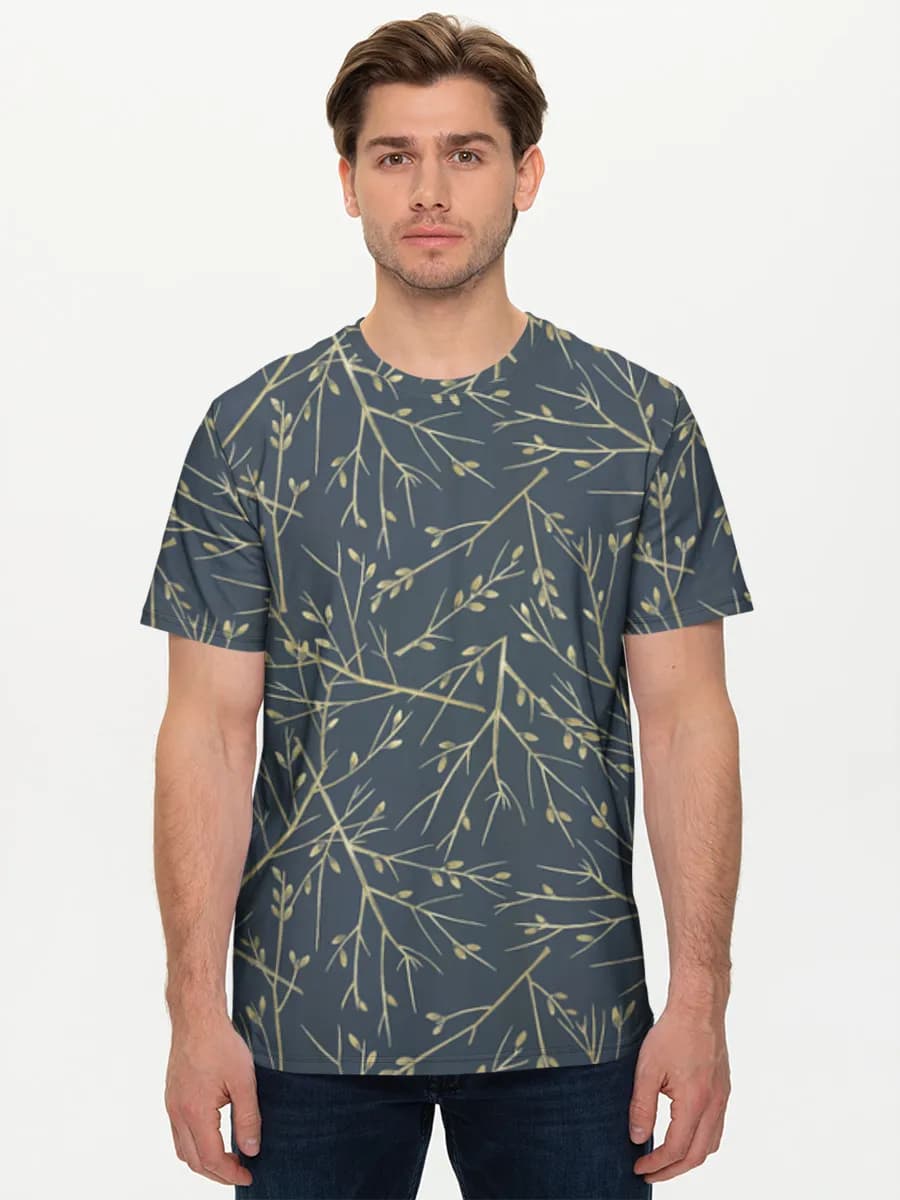 Men's basic cotton T-shirt