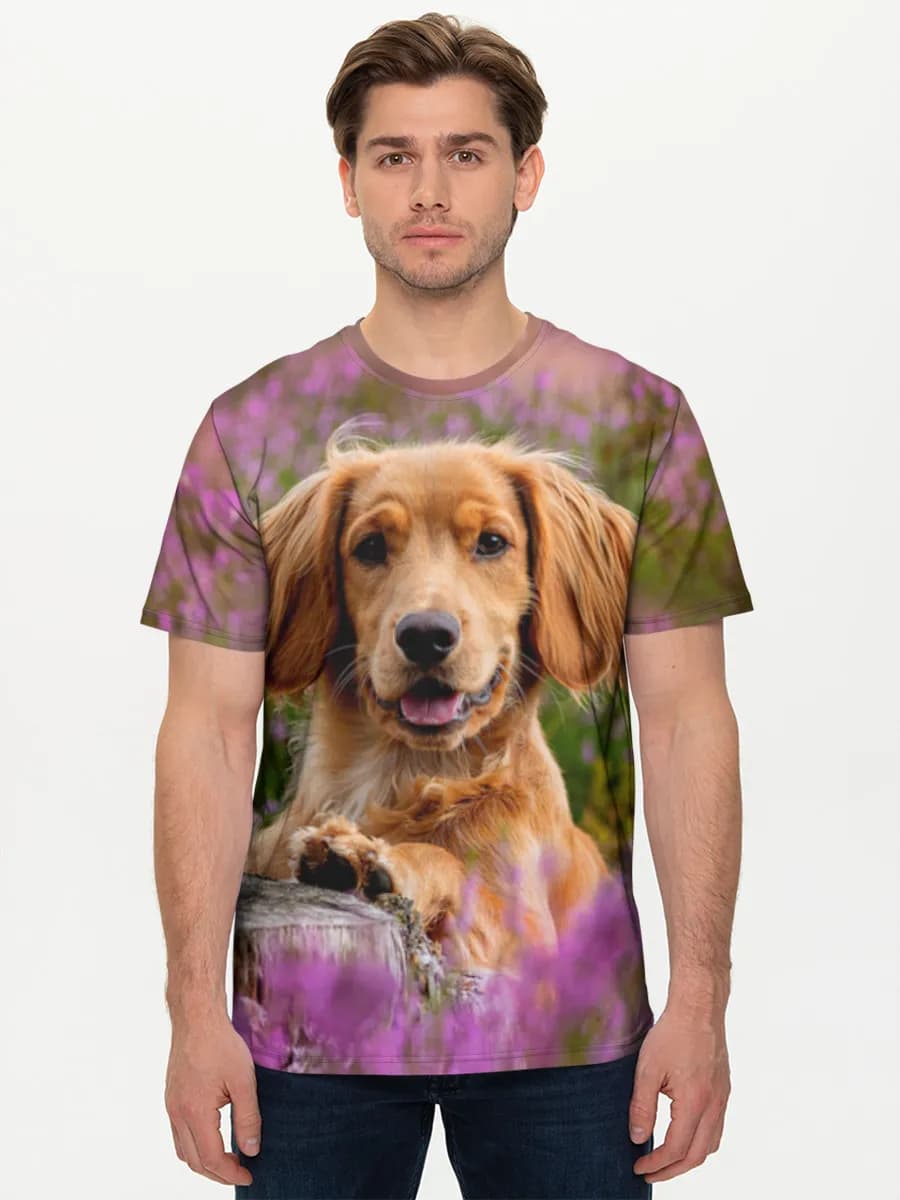 Men's basic cotton T-shirt