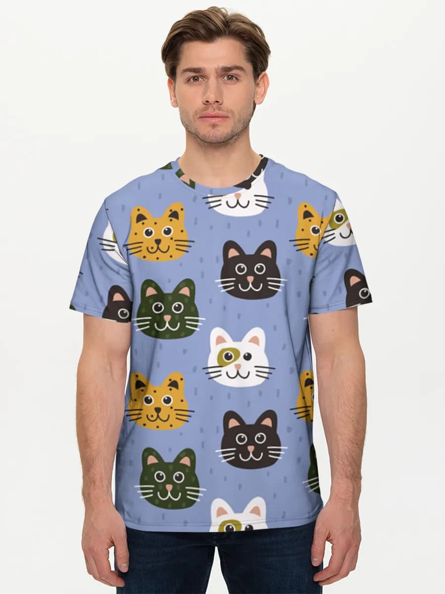 Men's basic cotton T-shirt
