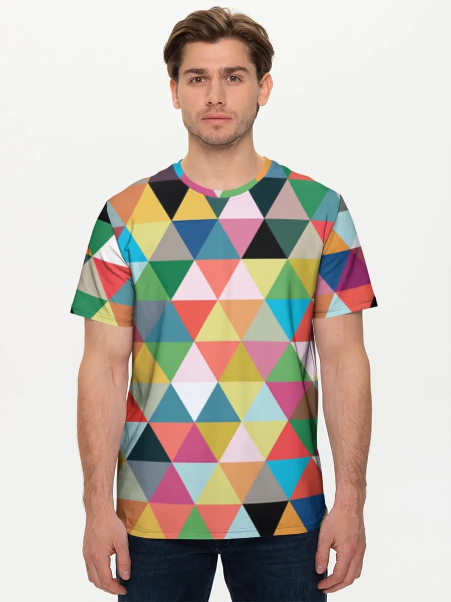 Men's basic cotton T-shirt