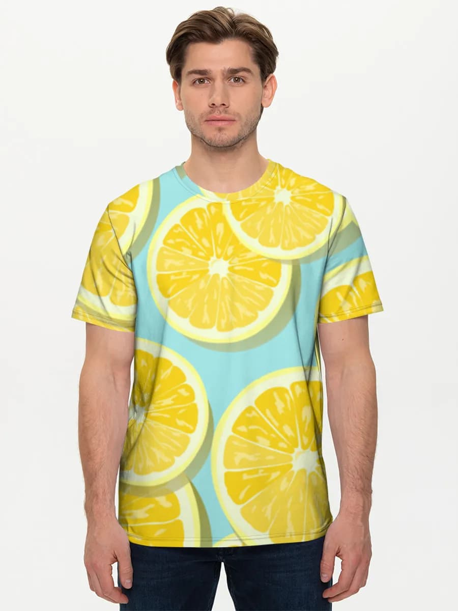Men's basic cotton T-shirt