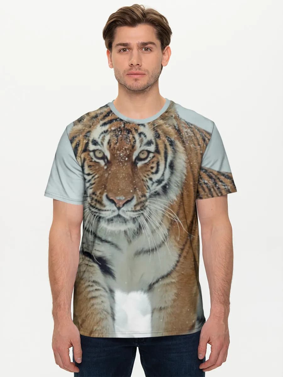 Men's basic cotton T-shirt