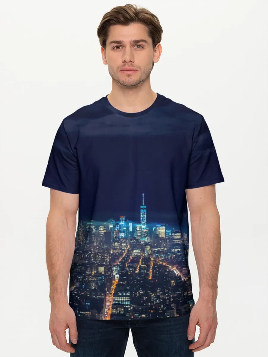 Men's basic cotton T-shirt