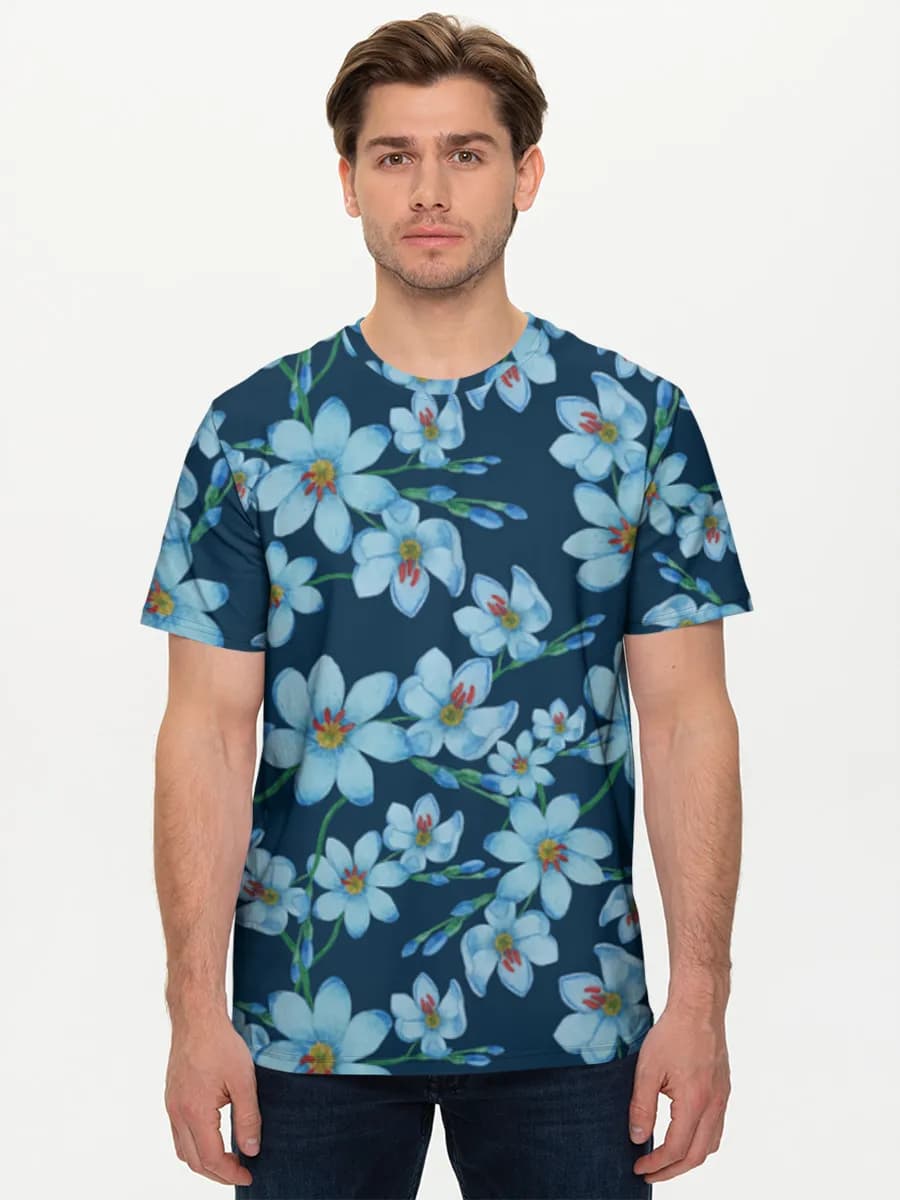 Men's basic cotton T-shirt