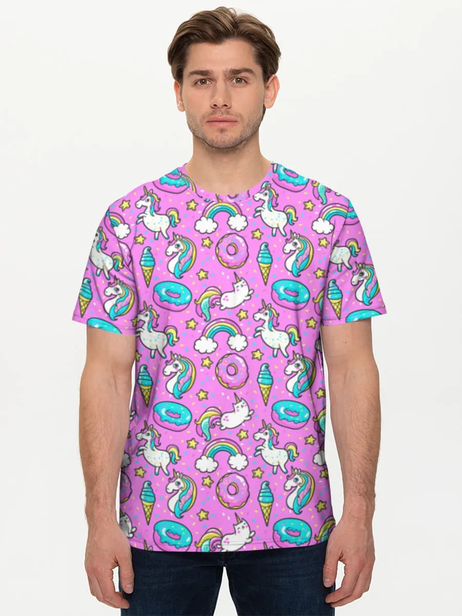 Men's basic cotton T-shirt