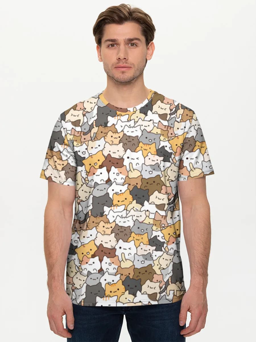 Men's basic cotton T-shirt