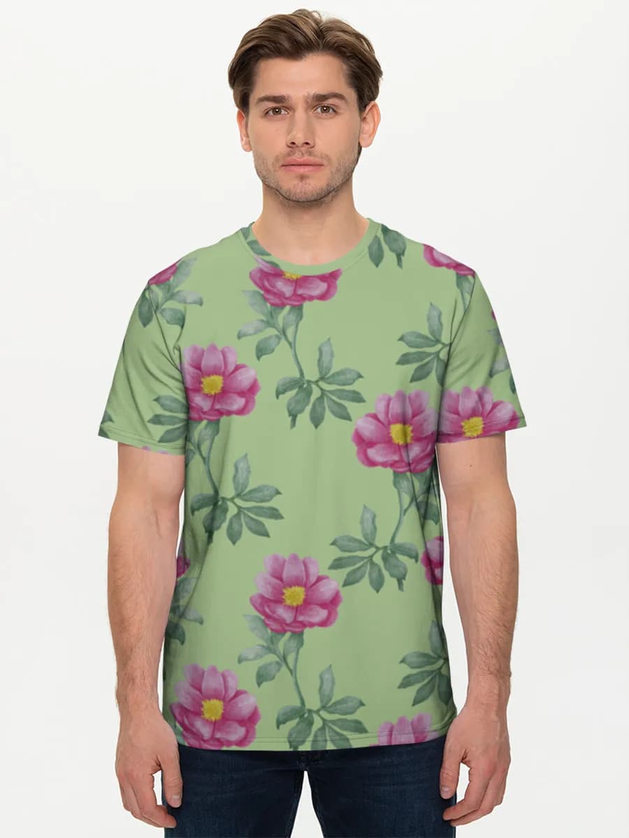 Men's basic cotton T-shirt