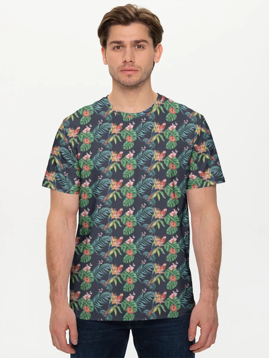 Men's basic cotton T-shirt