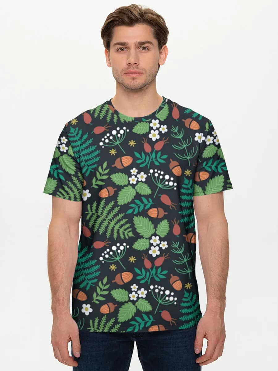 Men's basic cotton T-shirt