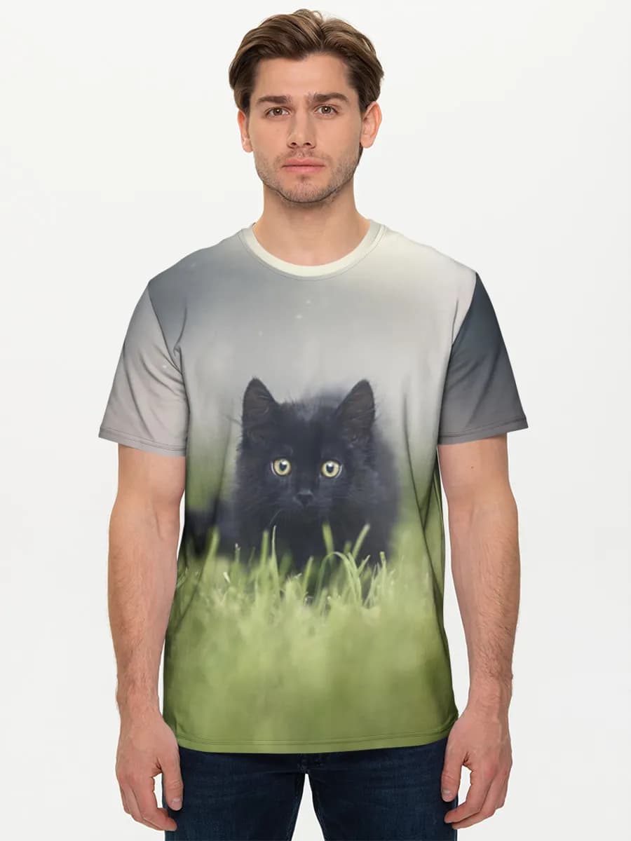 Men's basic cotton T-shirt
