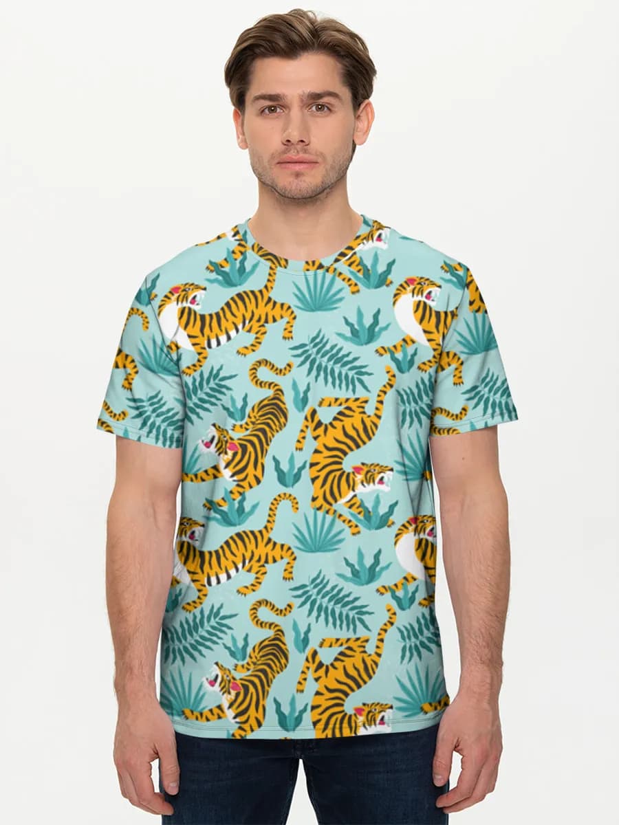 Men's basic cotton T-shirt