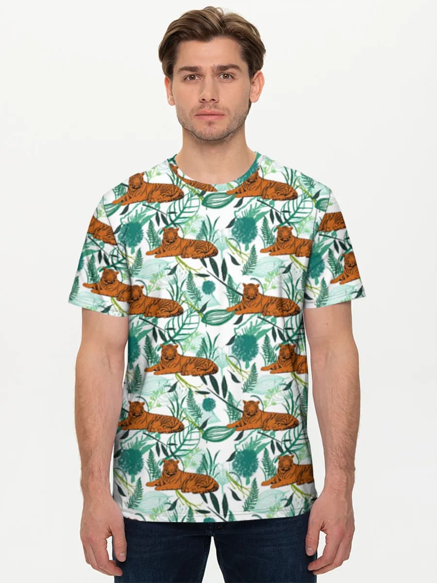 Men's basic cotton T-shirt