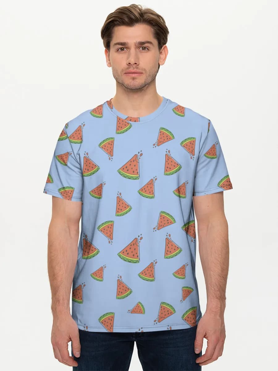 Men's basic cotton T-shirt