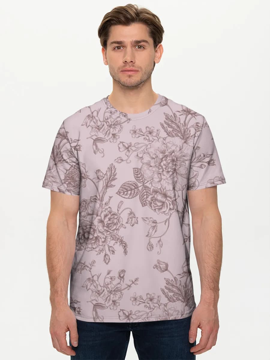 Men's basic cotton T-shirt