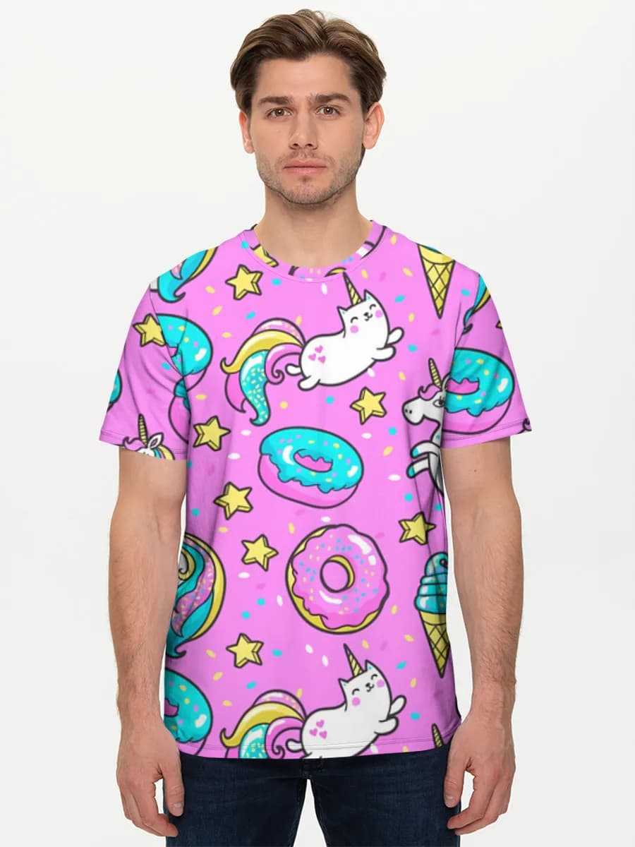 Men's basic cotton T-shirt