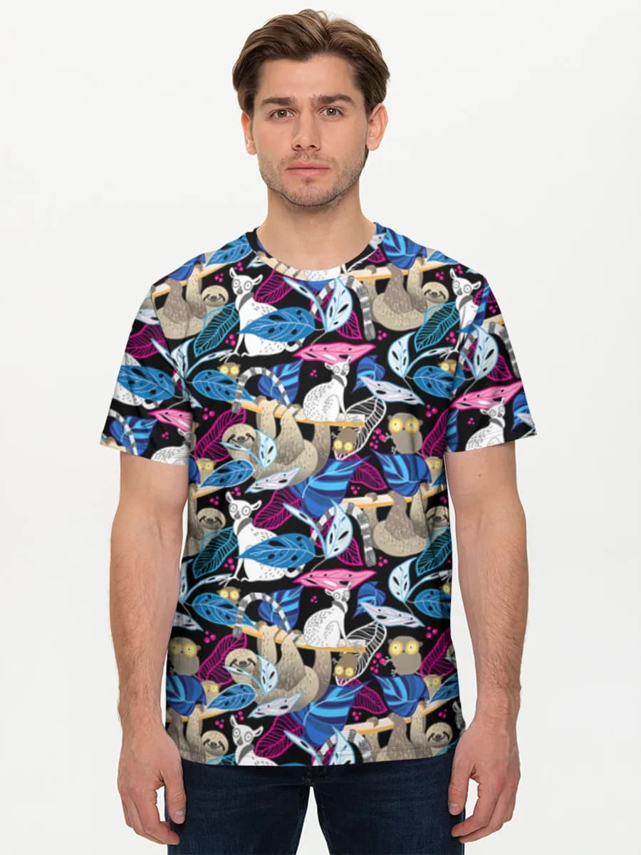 Men's basic cotton T-shirt