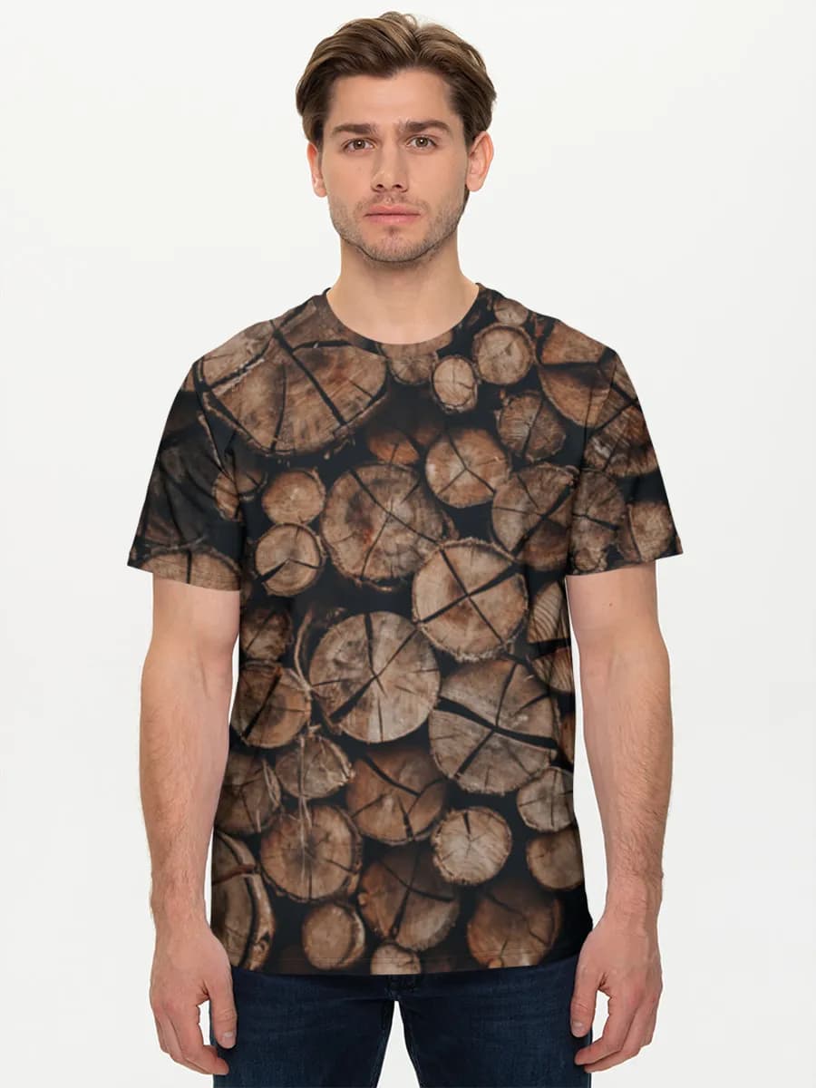 Men's basic cotton T-shirt