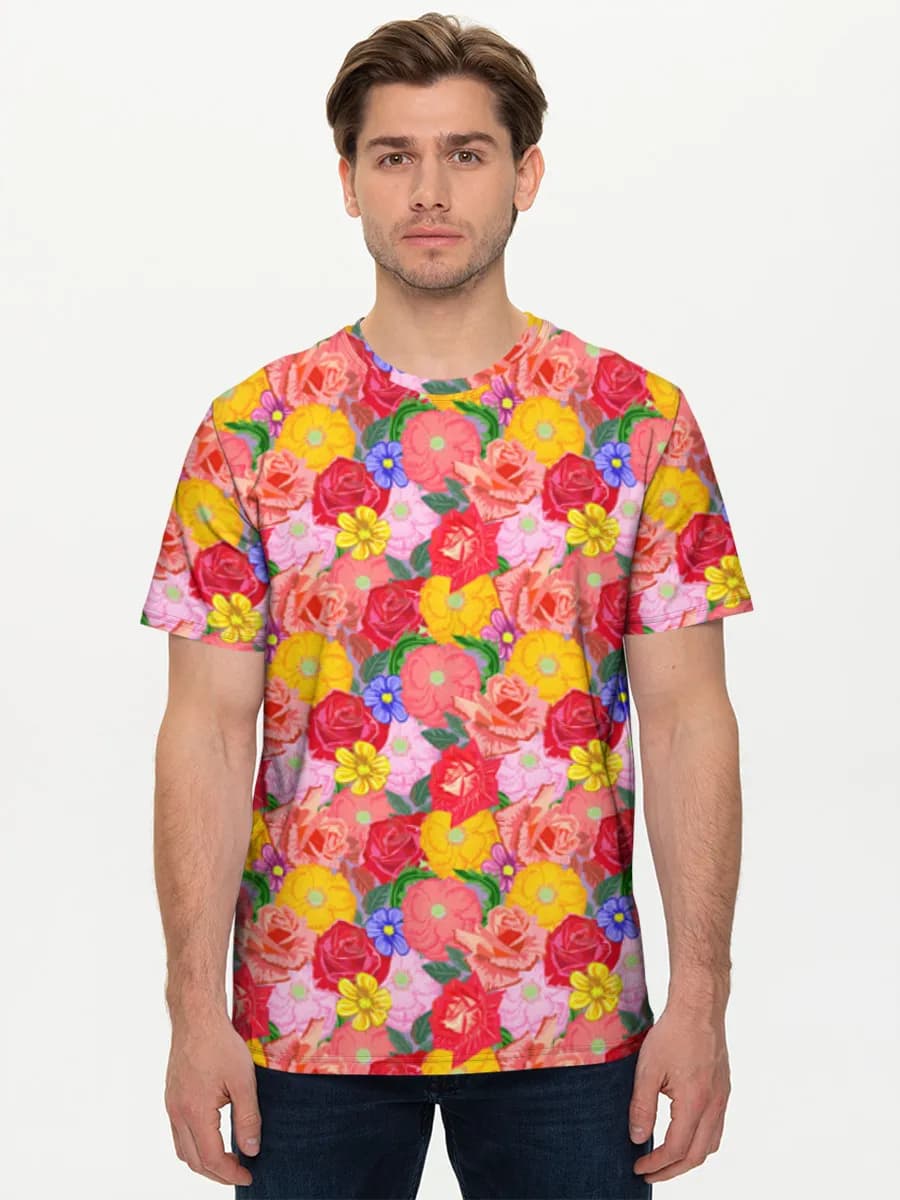 Men's basic cotton T-shirt