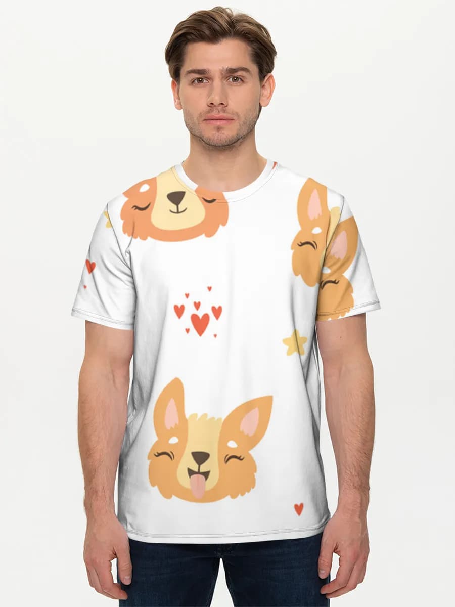 Men's basic cotton T-shirt