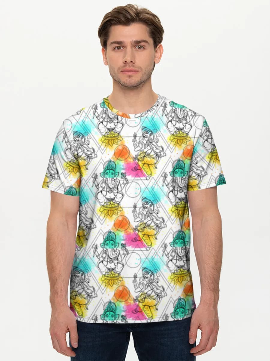 Men's basic cotton T-shirt