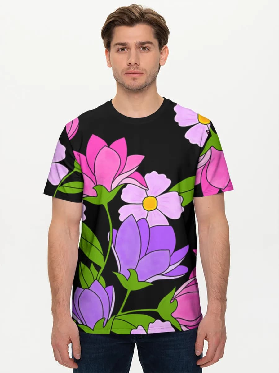 Men's basic cotton T-shirt