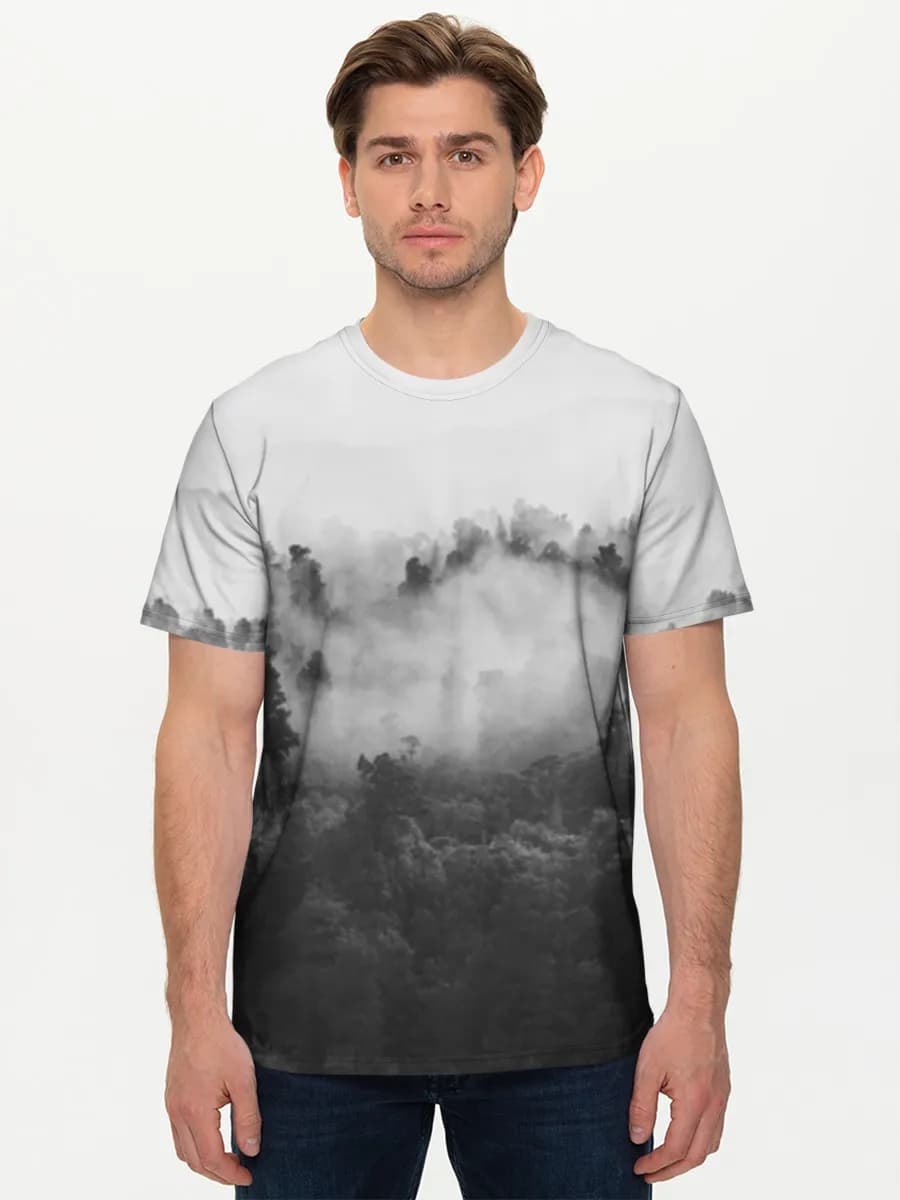 Men's basic cotton T-shirt