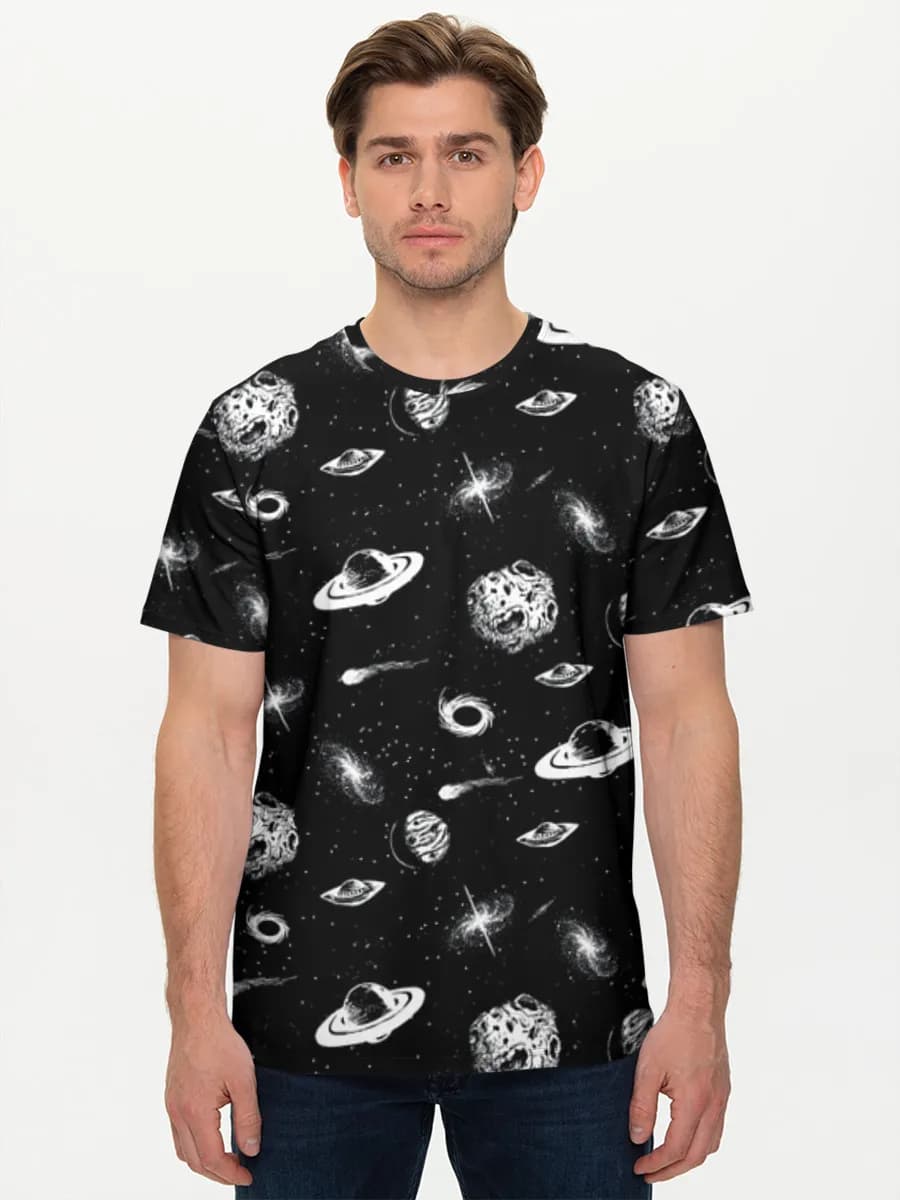 Men's basic cotton T-shirt