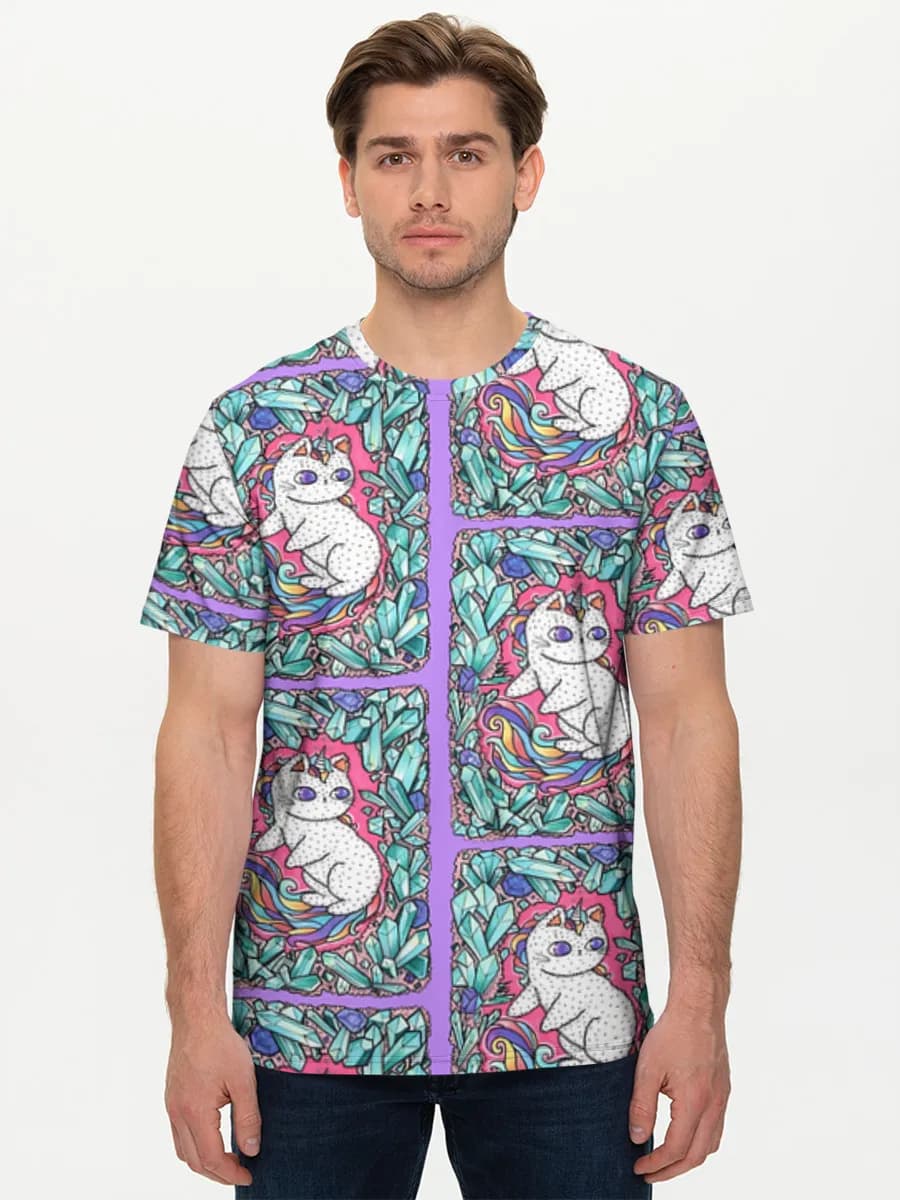 Men's basic cotton T-shirt