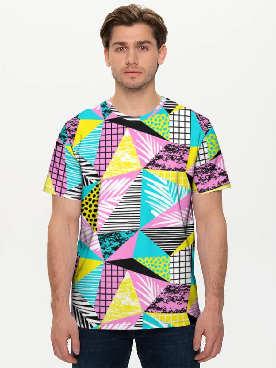 Men's basic cotton T-shirt