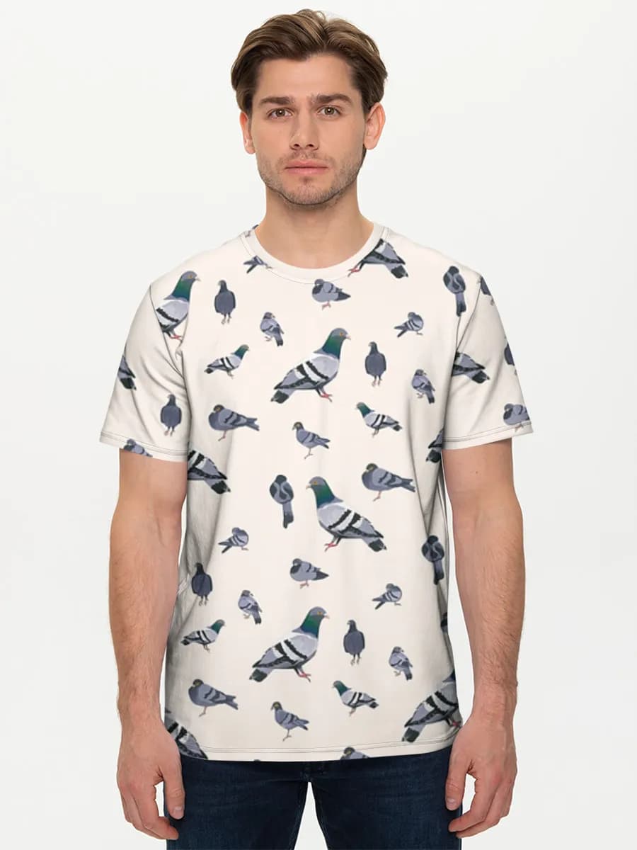Men's basic cotton T-shirt