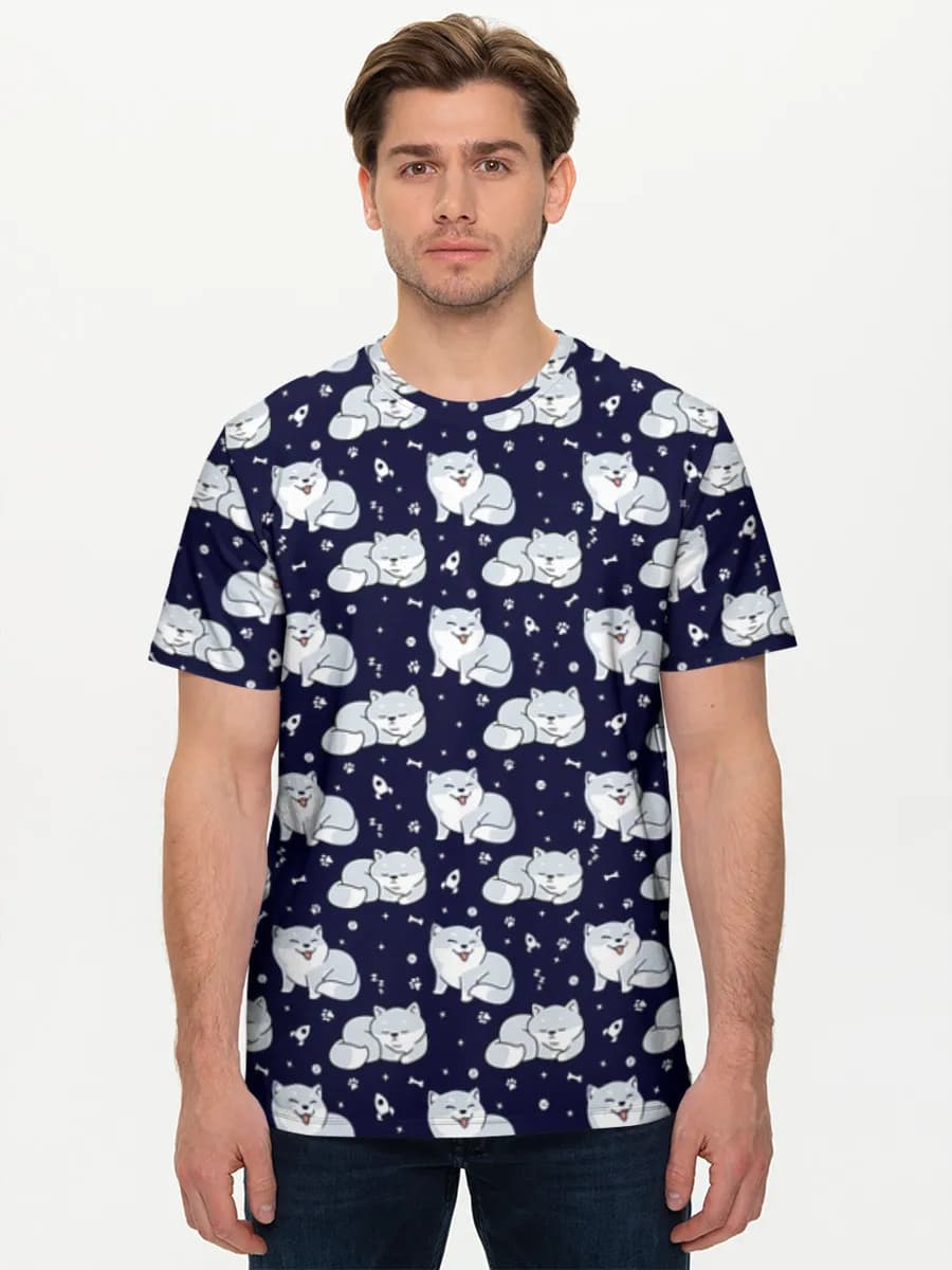 Men's basic cotton T-shirt