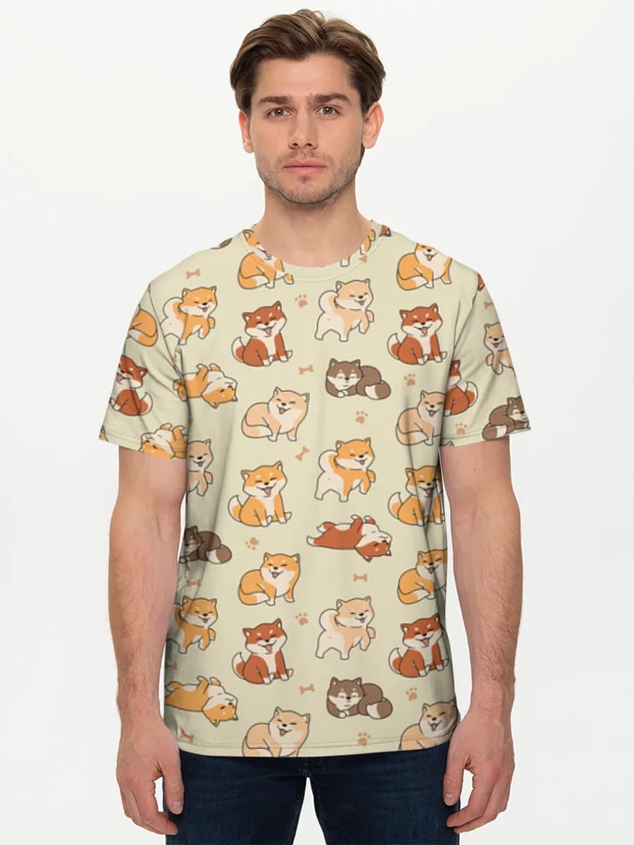 Men's basic cotton T-shirt
