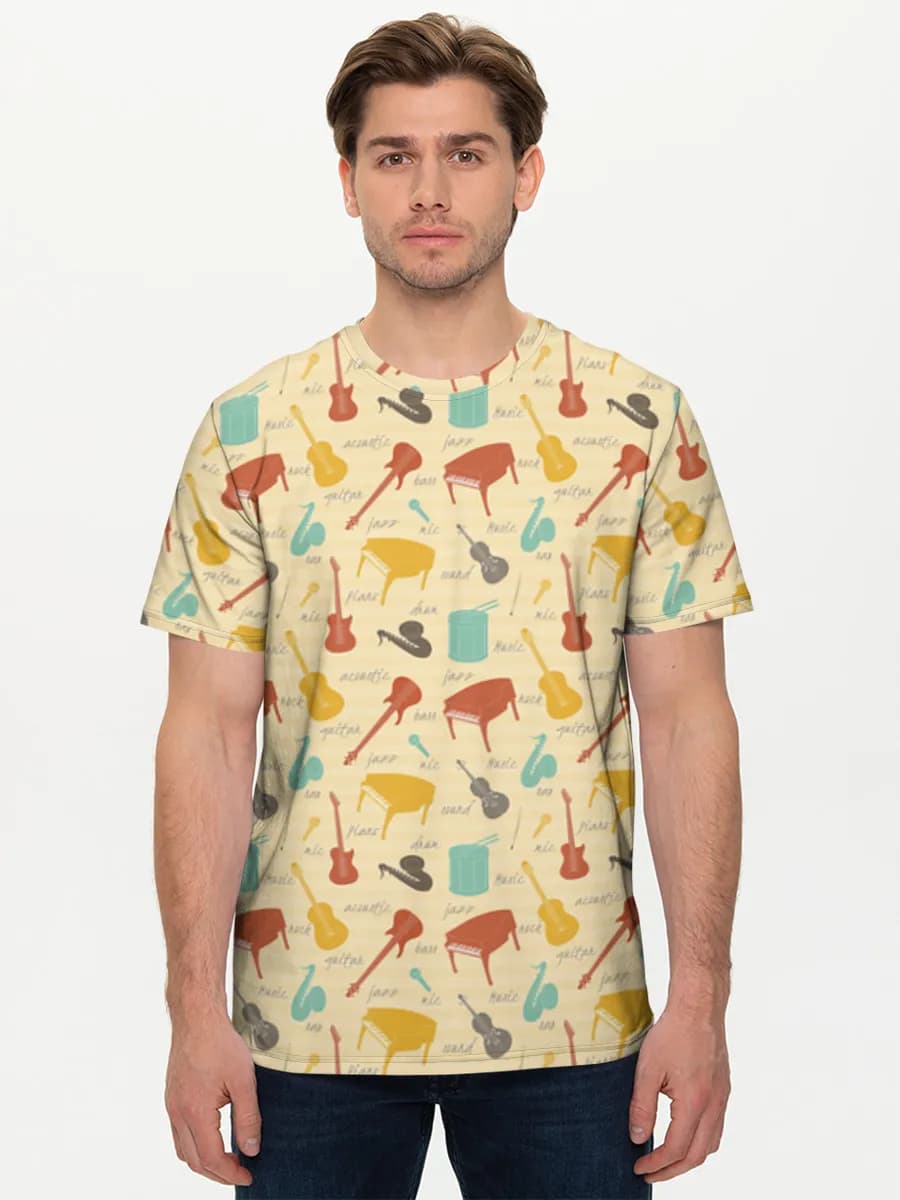 Men's basic cotton T-shirt
