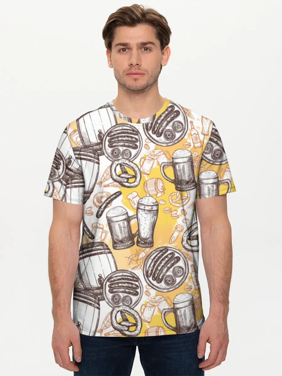Men's basic cotton T-shirt