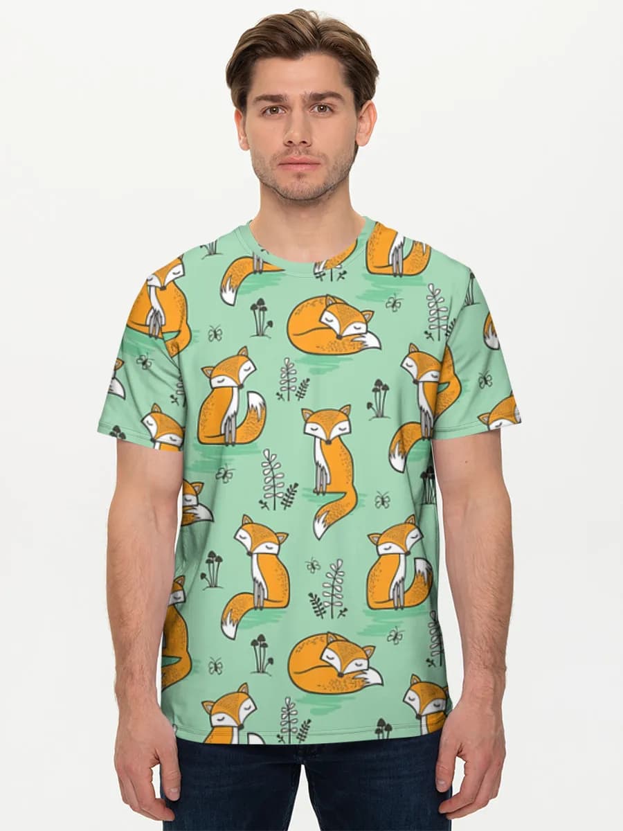 Men's basic cotton T-shirt