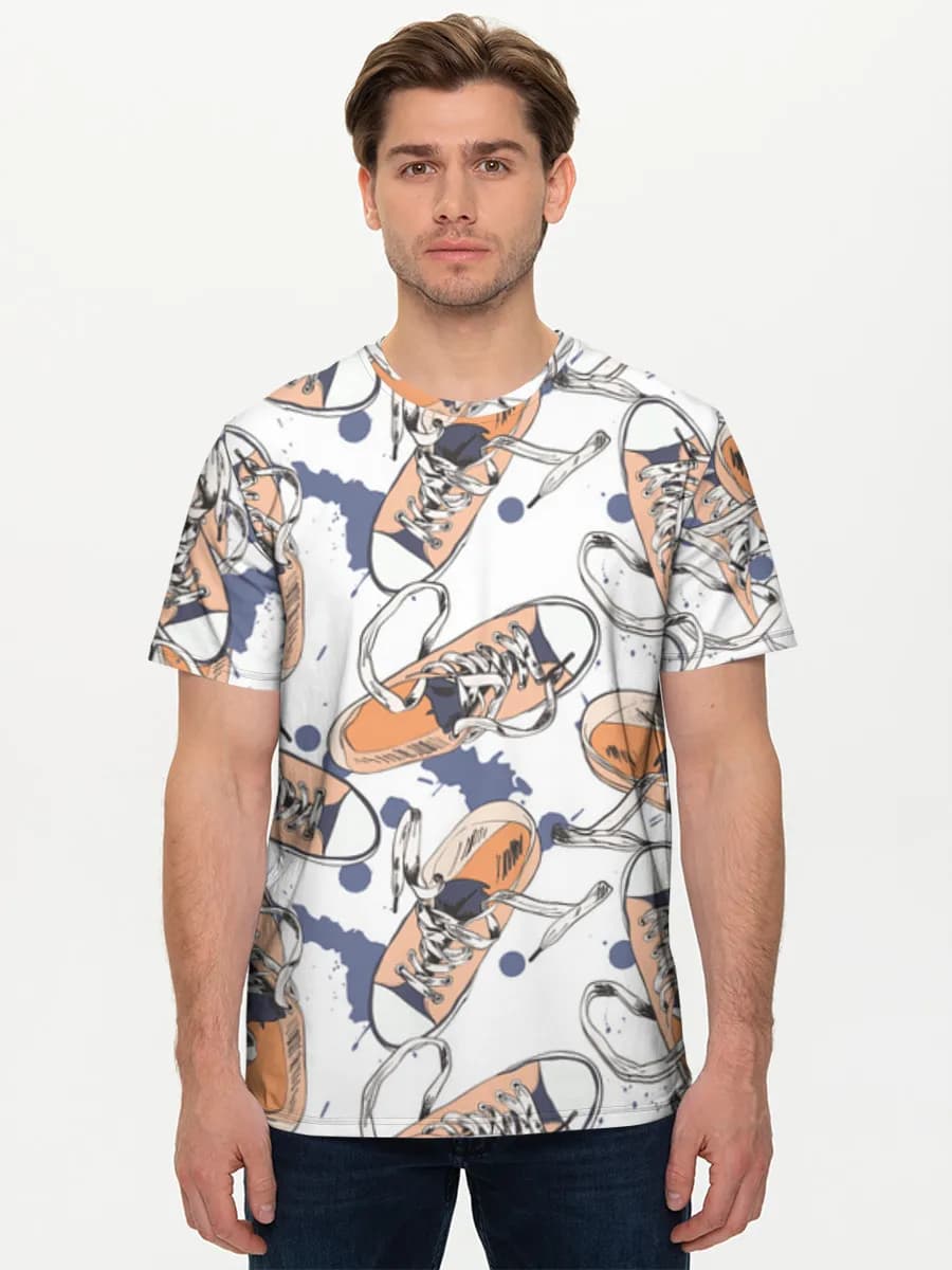 Men's basic cotton T-shirt