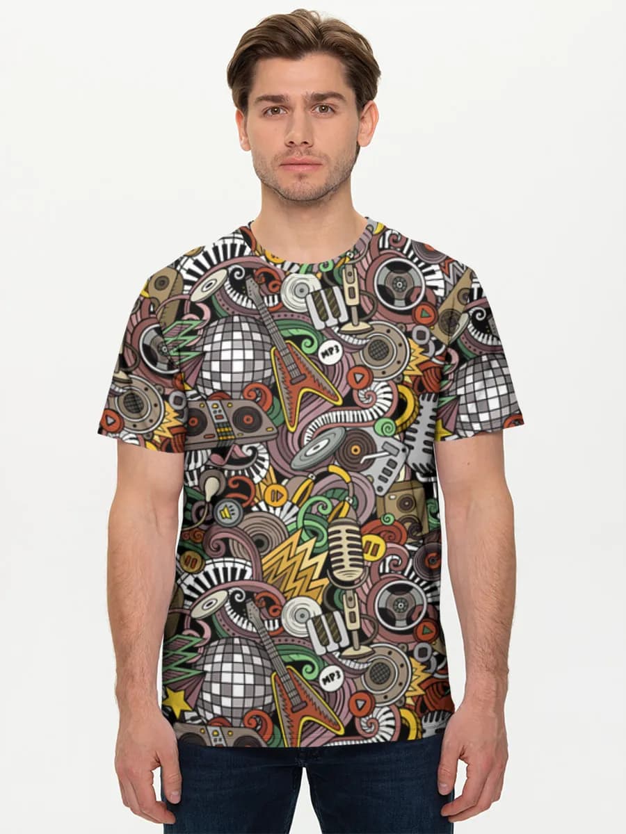 Men's basic cotton T-shirt