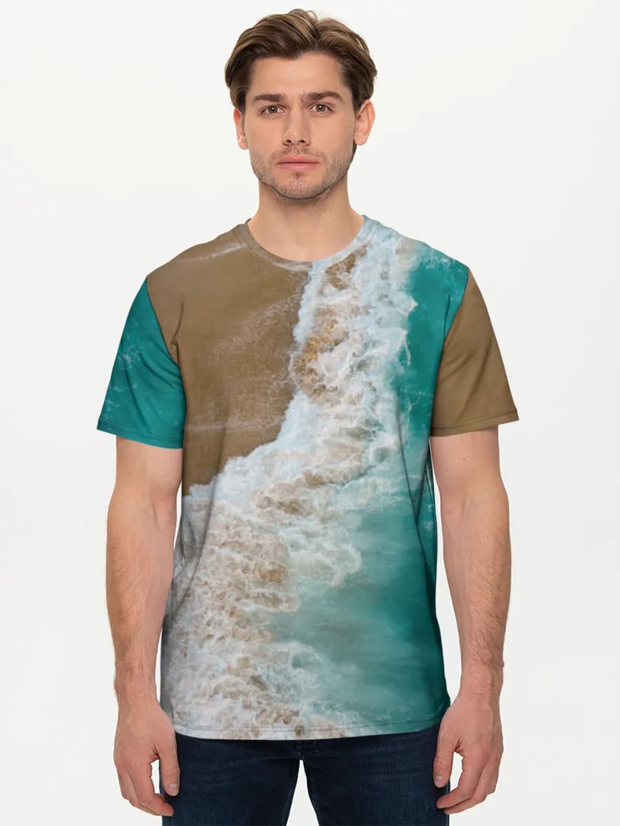 Men's basic cotton T-shirt