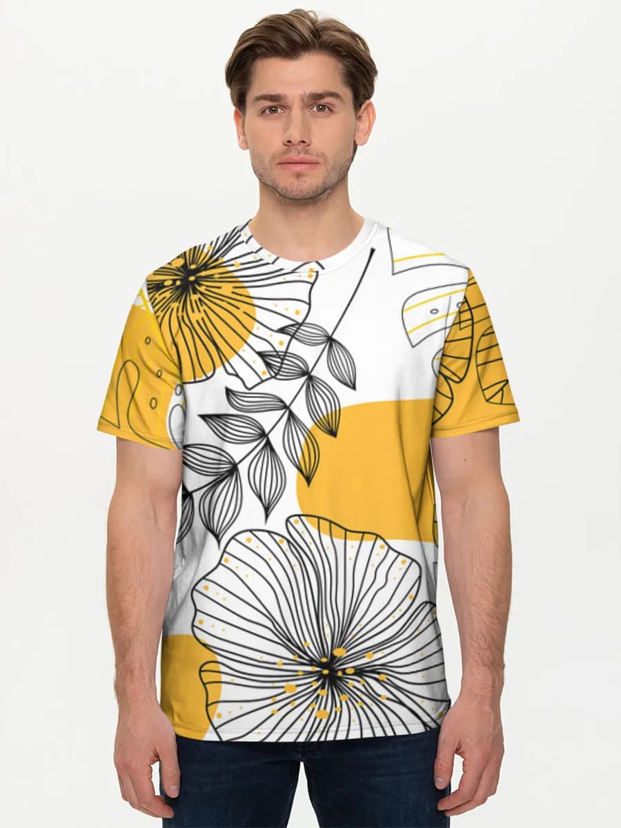 Men's basic cotton T-shirt