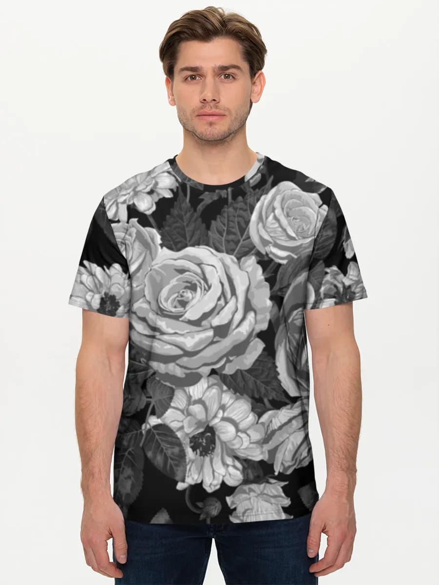 Men's basic cotton T-shirt
