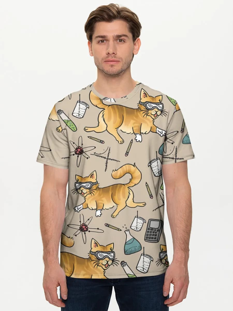 Men's basic cotton T-shirt