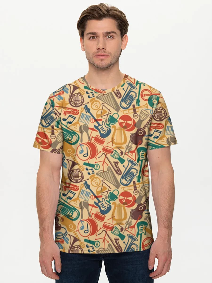 Men's basic cotton T-shirt