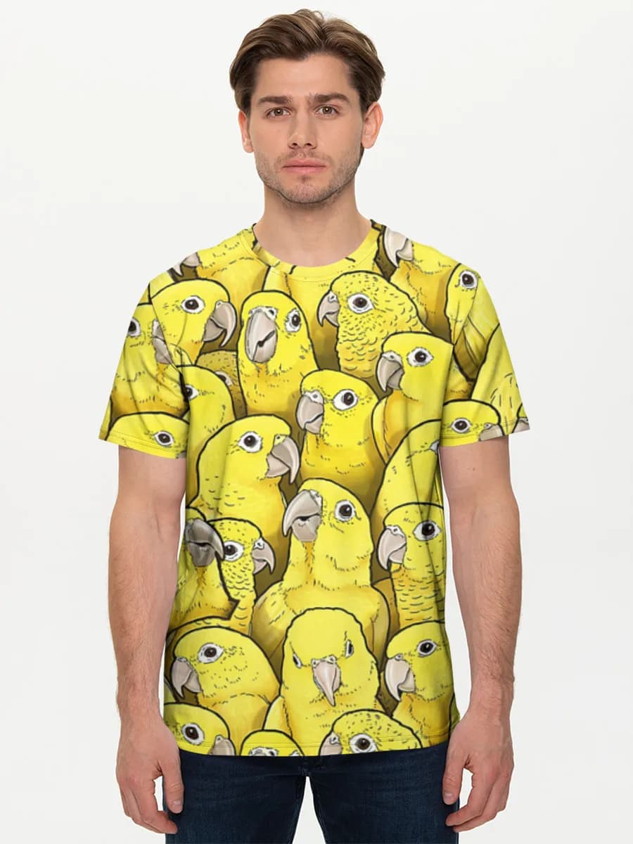 Men's basic cotton T-shirt