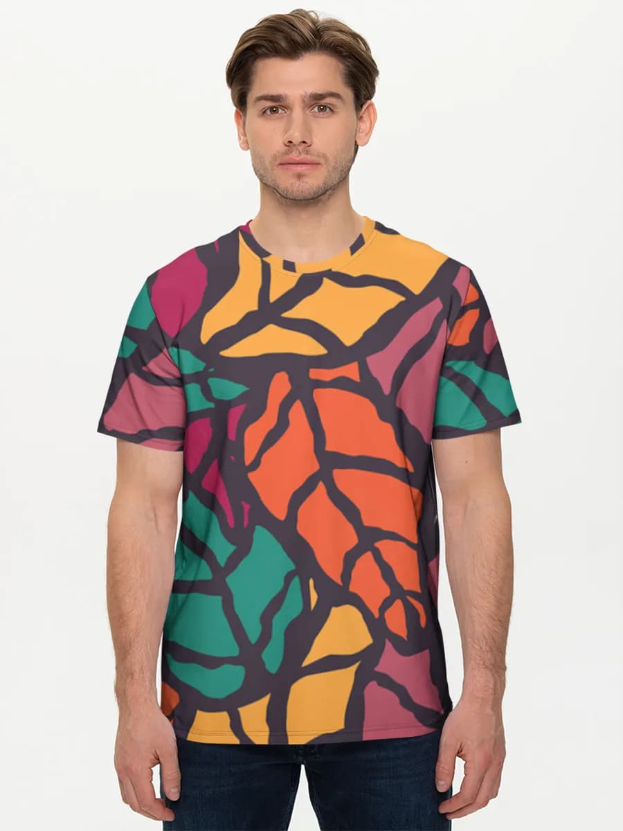 Men's basic cotton T-shirt